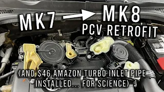 MK7 to MK8 PCV Install How-To, and Amazon/Epman Turbo Inlet Pipe initial review