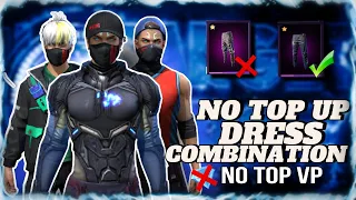 NO TOP UP 😱🔥DRESS COMBINATION 💎🚫IN FREE FIRE #viral #video #THENOTIGAMING