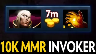 10K MMR INVOKER 7MINS MIDAS vs EMBER MID | ABSOLUTELY PERFECT GAMEPLAY | Dota 2 Invoker