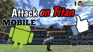 Attack on Titan for Android!! Fanmade v3.0 | DOWNLOAD IN DESCRIPTION |