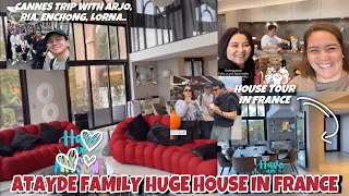 ATAYDE FAMILY HUGE HOUSE TOUR IN FRANCE 😍 SYLVIA SANCHEZ KASAMA SINA ARJO, RIA, ENCHONG SA FRANCE