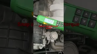 Torque up spark plug using snap on techangle torque wrench