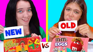 NEW VS OLD FOOD CHALLENGE | EATING SOUNDS LILIBU