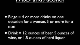 Fetal Alcohol Spectrum Disorders - Part 1