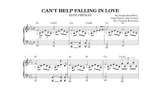 Can't Help Falling In Love - Piano