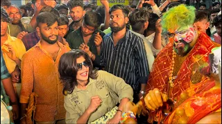 INDU Dance💃 with Yapral Kumar Potharaju at Secunderabad Bonalu 2023 | Potharaju Dance #bonalu2023