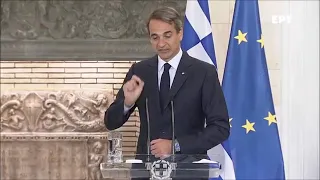 Greece’s Prime Minister Kyriakos Mitsotakis had a fiery exchange with a Dutch journalist