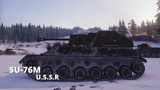 World of Tanks (2022) - Gameplay - U.S.S.R  SU-76M