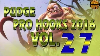 Dota 2 Pudge Pro Hooks 2017 - Weekly Hooks Vol.27