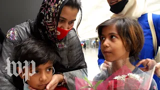 Far from Afghanistan, a mother reunites with her children in the U.S.