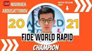 RKEE CHESS  TV |THE 2021 FIDE WORLD RAPID CHAMPION | ABDUSATTOROV VS NEPOMNIACHTCHI FINAL TIE BREAK