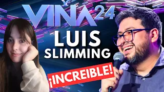 ESPAÑOLA REACCIONA a LUIS SLIMMING en FESTIVAL DE VIÑA 2024 | Rutina completa