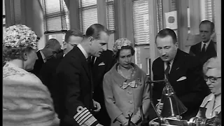 Her Royal Highness and Prince Philip's visit to the Royal Asscher Diamond Company in 1958