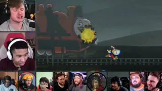 CUPHEAD VS CHOO CHOO CHARLES (BOSS BATTLE ANIMATION) [REACTION MASH-UP]#1992