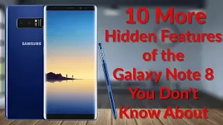 10 More Hidden Features of the Galaxy Note 8 You Don't Know About - YouTube Tech Guy