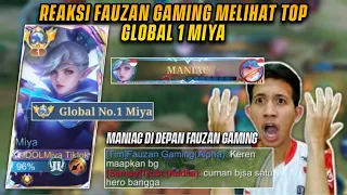 MANIAC MIYA DIDEPAN ALPHA FAUZAN GAMING! MARI KITA GENDONG FAUZAN GAMING! | TOP GLOBAL 1 MIYA - MLBB