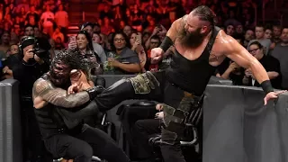 Roman Reigns vs Braun Strowman - Last Man Standing - WWE RAW 7 August 2017 Full Match HD