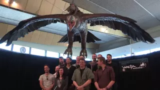 Behind the Scenes at Weta Workshop - Making Eagles