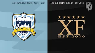 Seattle United v. Crossfire Academy | ECNL 2023-24 | Boys U14 | 05-04-2024