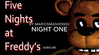 5 nights at freddy's first night