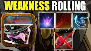Rampage Funny Game in Rupture Combo [Vacum+2xRupture+Skewer] Ability Draft Dota 2