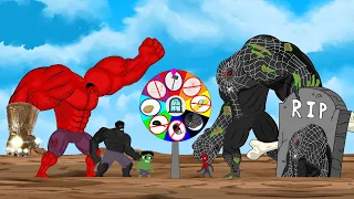 HULK vs ZOMBIE BLACK SPIDERMAN: Returning from the Dead SECRET [HD] | SUPER HEROES MOVIE ANIMATION