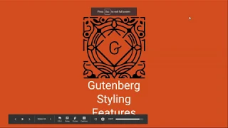 Gutenberg Styling Feature