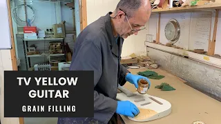 TV Yellow Guitar -Grain Filling