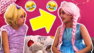 Try Not To Laugh Challenge 🤣 You Laugh, You Lose! - Princesses In Real Life | Kiddyzuzaa