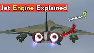 Jet Engine - How A Jet Engine Works? Afterburning Turbofan Vs Turbofan Engine