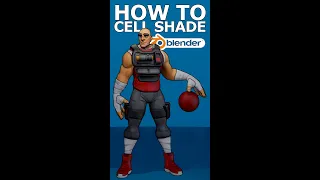 How to Cell Shade Your Renders in Blender! #Shorts