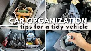 REALISTIC CAR ORGANIZATION IDEAS | 15 Organizers, Cleaning Tools, & Storage Tips For A Tidy Vehicle