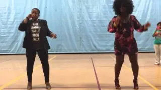 The Stiletto Swurl - Fifth Harmony Worth It Line Dance (Practice)