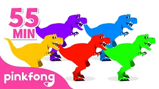 Mix- Melhores Dinossauros em Português | +Compilação | Pinkfong Canções para Crianças