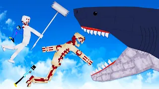 We Create Giant Titans and Punch a Megalodon in People Playground!