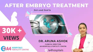 After Embryo Transfer Procedure Do's and Don'ts  in Tamil | Embryo Transfer Video Tamil | IVF IUI