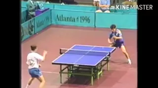 Table Tennis Olympic 1996 J-O Waldner vs Jonny Huang highlights