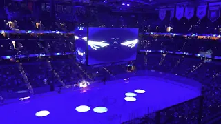 Lightning opening pregame intro vs Rangers December 31