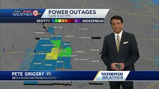 Quick moving storms hit the Kansas City metro Sunday night