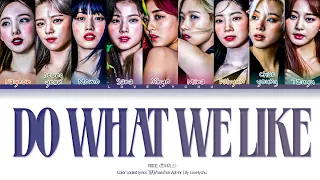 TWICE (트와이스) — Do What We Like (Color coded lyrics 가자/han/rom/pt-br)