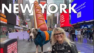 New York City LIVE Rainy Rockefeller Center to Times Square Walk