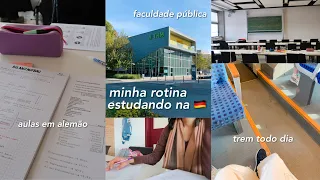 Como é estudar na Alemanha  - minha rotina no Studienkolleg 🇩🇪❤️