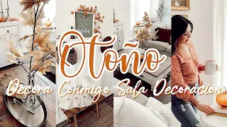 SALA DECORACION| OTOÑO IDEAS PARA DECORAR🍂| DECORA CONMIGO| COZY FALL DECORATE WITH ME🍂