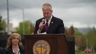 Sen. Dan Sullivan (R-Alaska) delivers remarks at Memorial Day ceremony - May 27, 2024