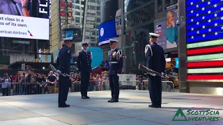 U.S. Coast Guard Silent Drill Team Performance - Fleet Week 2018