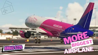 Very DANGEROUS BIG Airplane Flight Landing!! Wizz Air Airbus A320 Landing at Gibraltar Airport