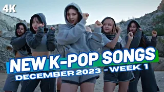 NEW K-POP SONGS | DECEMBER 2023 (WEEK 1)