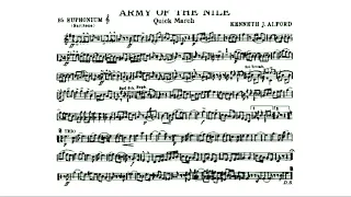 The Army Of The Nile March (Kenneth J. Alford) - B-flat Euphonium