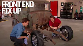 Prepping A 1934 International Pickup Frame For A High-End Front Suspension - Trucks! S2, E1