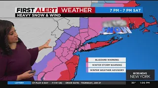 First Alert Forecast: Winter Storm Warning